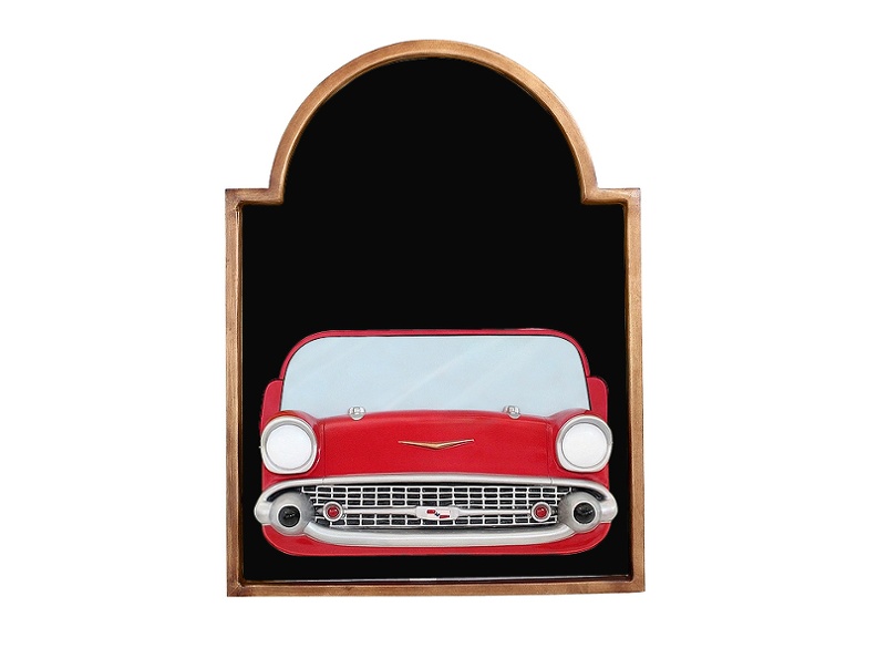 JJ506_RED_CHEVY_VINTAGE_CAR_WALL_MOUNTED_ADVERT_DISPLAY_BOARD_ANY_WORDS_PAINTED_1.JPG