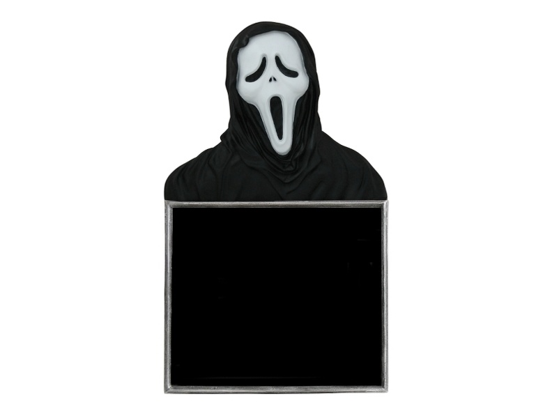 JJ5093_SCREAM_THE_SLASHER_ADVERTISING_BOARD_ANY_WORDS_PAINTED_WALL_MOUNTED.JPG