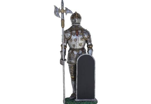 N245 MEDIEVAL KNIGHT IN SHINING ARMOUR ADVERTISING BOARD 1