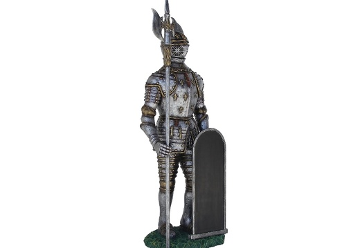 N245 MEDIEVAL KNIGHT IN SHINING ARMOUR ADVERTISING BOARD 2