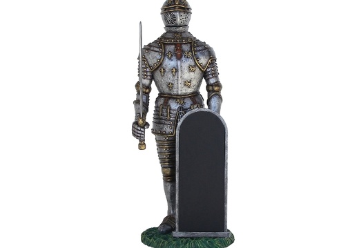 N246 MEDIEVAL KNIGHT IN SHINING ARMOUR ADVERTISING BOARD 1