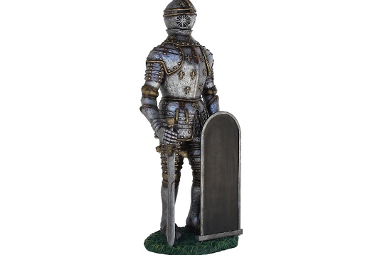 N247 MEDIEVAL KNIGHT IN SHINING ARMOUR ADVERTISING BOARD 2