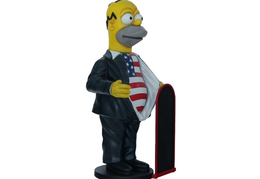 N270 FUNNY HOMER SIMPSON WITH AMERICAN FLAG SHIRT ADVERTISING BOARD 2