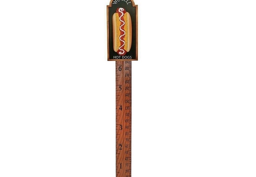 N319 HOW TALL ARE YOU WALL MOUNTED RULER AVAILABLE WITH CUSTOM BRANDED BASE