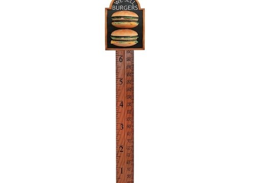 N320 HOW TALL ARE YOU WALL MOUNTED RULER AVAILABLE WITH CUSTOM BRANDED BASE