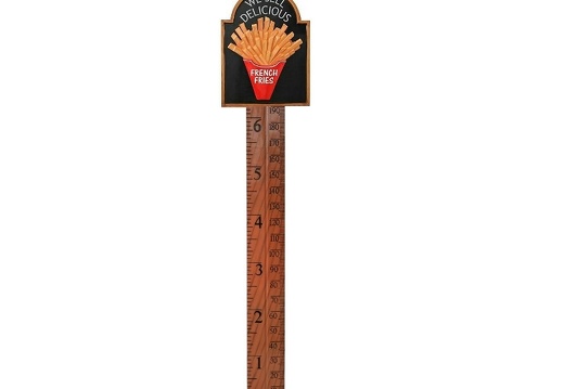 N325 HOW TALL ARE YOU WALL MOUNTED RULER AVAILABLE WITH CUSTOM BRANDED BASE