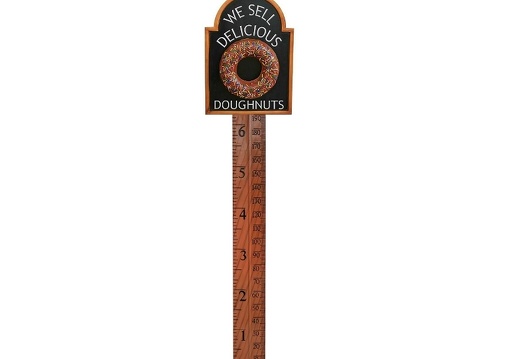N332 HOW TALL ARE YOU WALL MOUNTED RULER AVAILABLE WITH CUSTOM BRANDED BASE