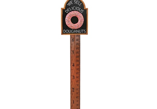 N334 HOW TALL ARE YOU WALL MOUNTED RULER AVAILABLE WITH CUSTOM BRANDED BASE