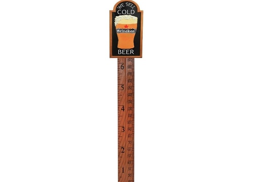 N336 HOW TALL ARE YOU WALL MOUNTED RULER AVAILABLE WITH CUSTOM BRANDED BASE