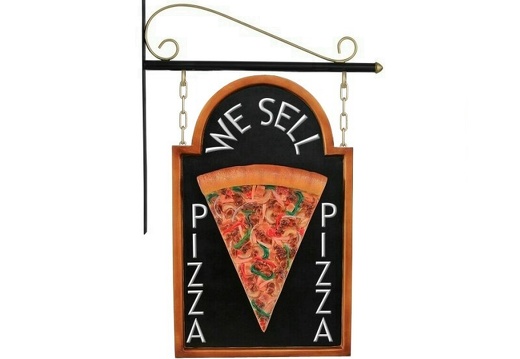 N366 DOUBLE SIDED 3D EMBOSSED  PIZZA ADVERTISING SIGN