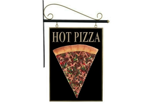 N379 DOUBLE SIDED 3D EMBOSSED  PIZZA ADVERTISING BOARD