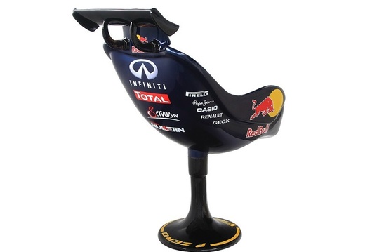 14 - Racing Car Seat Swivel Office Chair - Any Racing Team Painted - 8