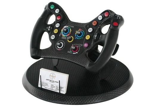 15 - RB9 Red Bull Racing Car Replica Steering Wheel Business Card Holder - 2