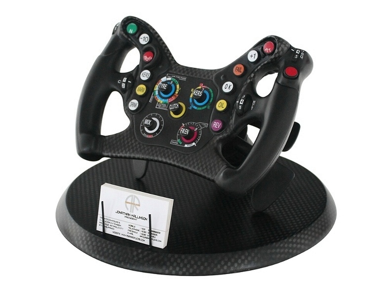 15 - RB9 Red Bull Racing Car Replica Steering Wheel Business Card Holder - 2.jpg
