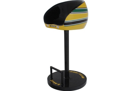 21 - Ayrton Sennas Racing Car Helmet Chair - 2