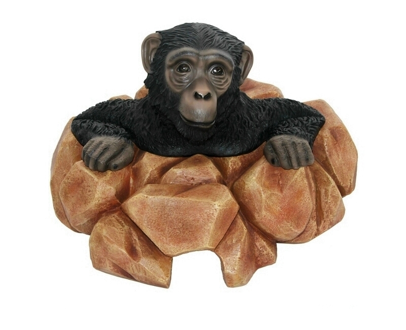 Monkey On Stones - Mini Golf Obstacles Themes & Glow In The Dark Painted Products