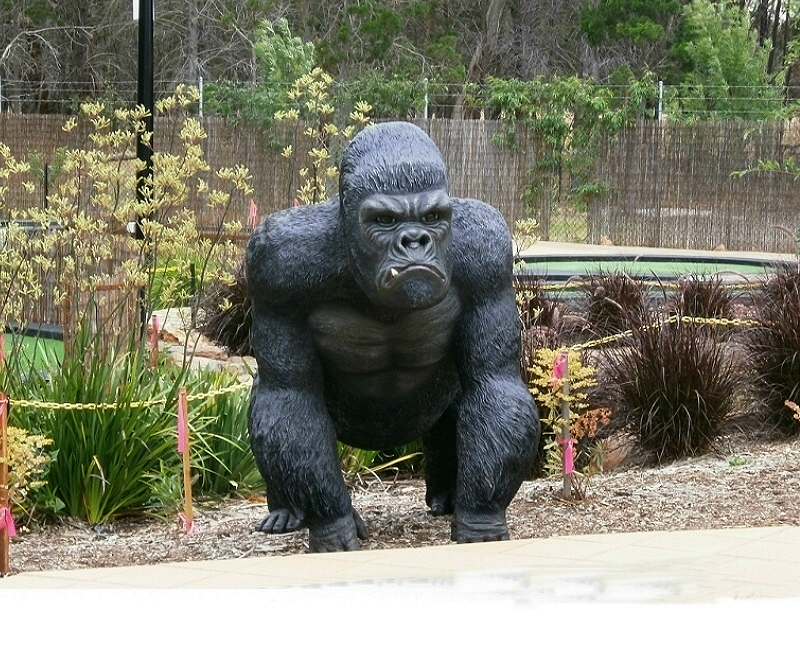 Life Like Gorilla - Mini Golf Obstacles Themes & Glow In The Dark Painted Products