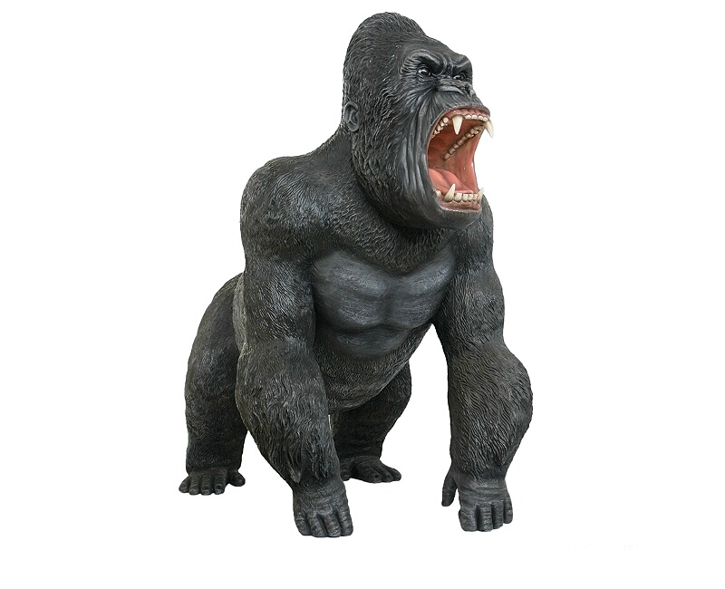 Life Size Gorilla - Mini Golf Obstacles Themes & Glow In The Dark Painted Products